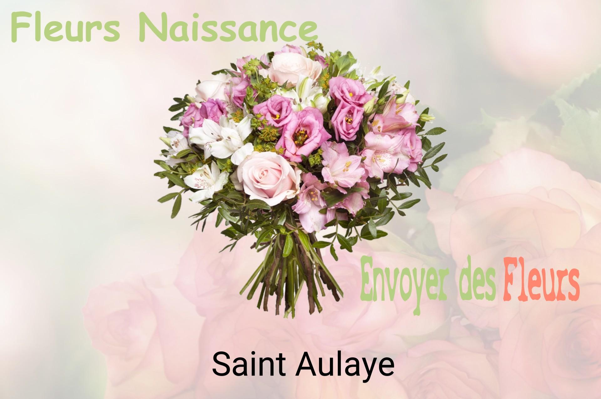 Bouquet de fleurs de naissance livré à Saint-Aulaye
